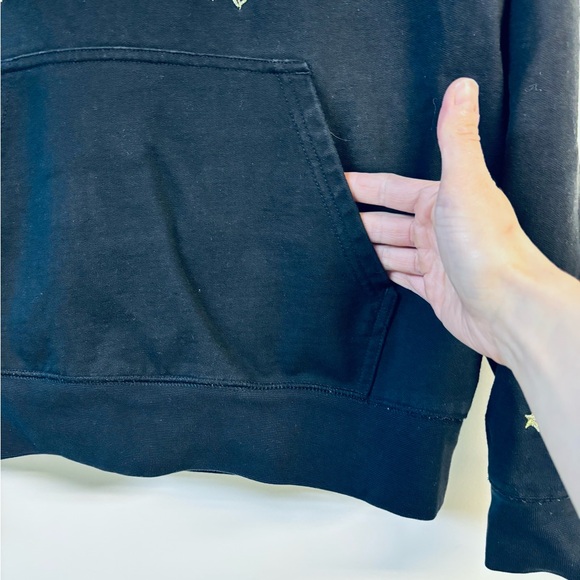 Boy London Gold Embroidered Eagle Black Hoodie Medium - Picture 5 of 10